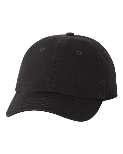 Valucap VC300Y Small Fit Bio-Washed Dad Hat #color_Black