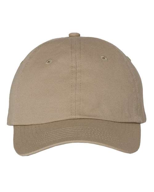 Valucap VC300Y Small Fit Bio-Washed Dad Hat #color_Khaki