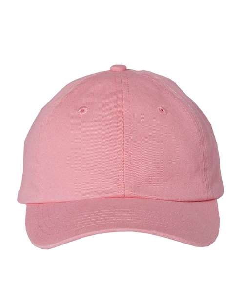 Valucap VC300Y Small Fit Bio-Washed Dad Hat #color_Pink