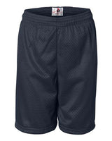 ""Badger 2207 Youth Pro Mesh 6" Shorts" #color_Navy"