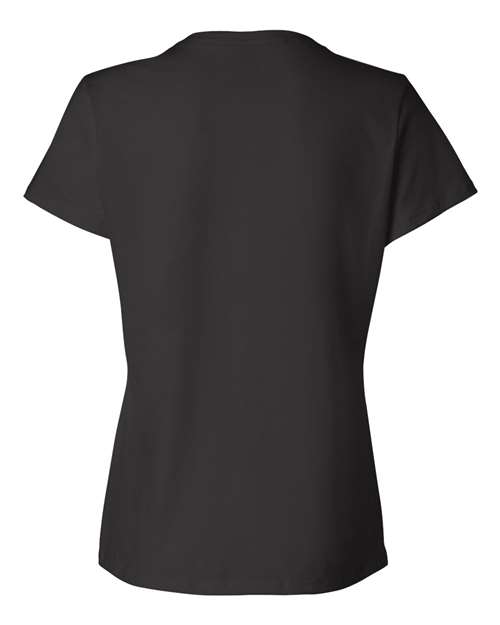 Hanes SL04 Ladies' Nano-T T-Shirt #color_BLACK