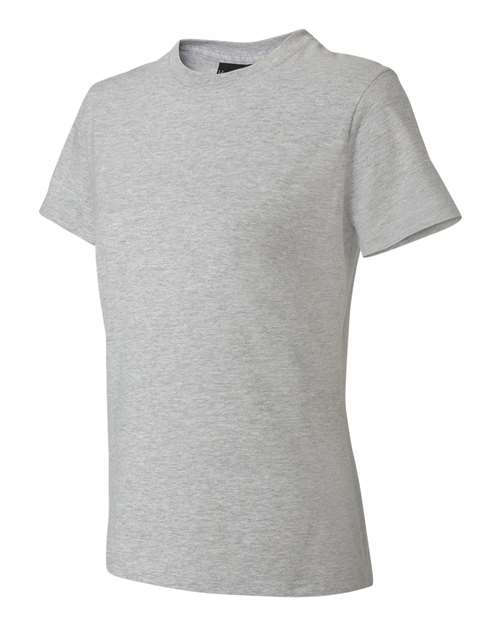 Hanes SL04 Ladies' Nano-T T-Shirt #color_LIGHT STEEL