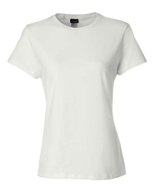 Hanes SL04 Ladies' Nano-T T-Shirt #color_WHITE
