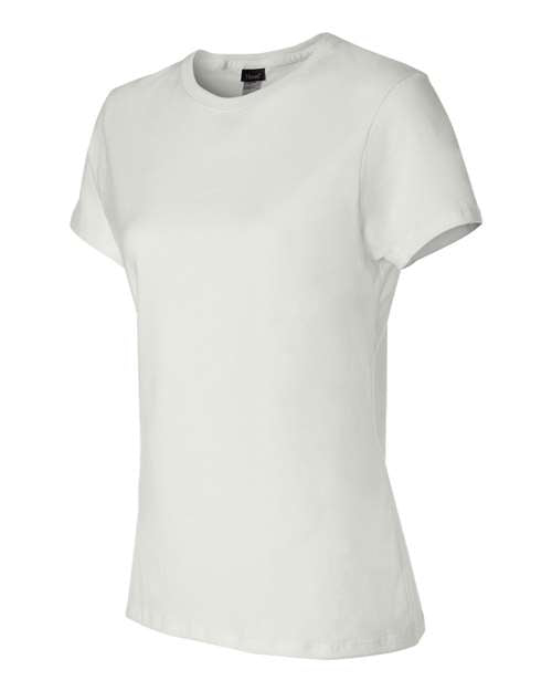 Hanes SL04 Ladies' Nano-T T-Shirt #color_WHITE