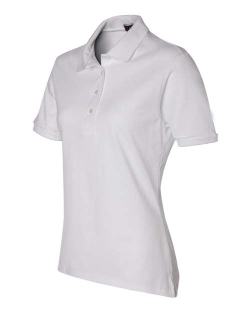 Jerzees 437W Ladies' SpotShield Jersey Polo #color_WHITE