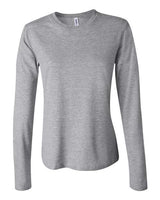 Bella + Canvas B6500 Ladies' Jersey Long-Sleeve T-Shirt #color_ATHLETIC HEATHER