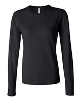Bella + Canvas B6500 Ladies' Jersey Long-Sleeve T-Shirt #color_BLACK