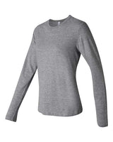 Bella + Canvas B6500 Ladies' Jersey Long-Sleeve T-Shirt #color_DEEP HEATHER