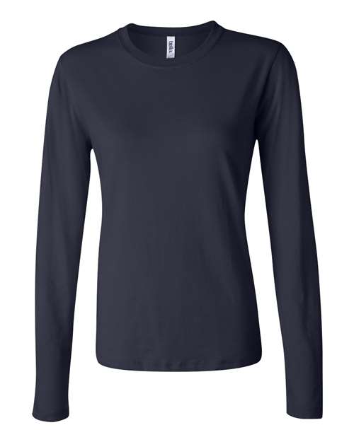 Bella + Canvas B6500 Ladies' Jersey Long-Sleeve T-Shirt #color_NAVY