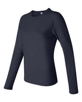 Bella + Canvas B6500 Ladies' Jersey Long-Sleeve T-Shirt #color_NAVY