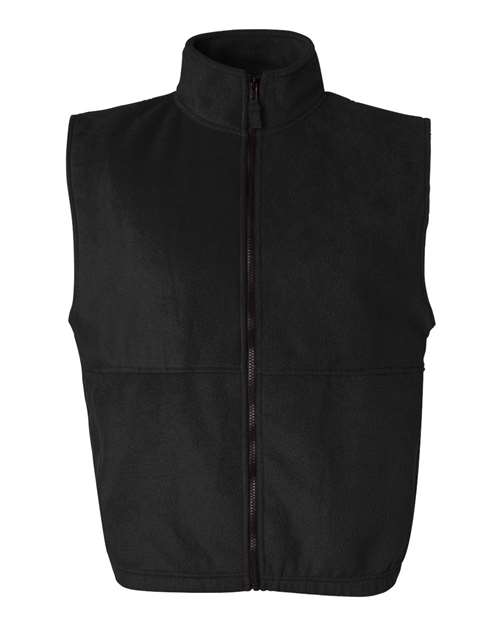 Sierra Pacific 3010 Fleece Full-Zip Vest #color_Black