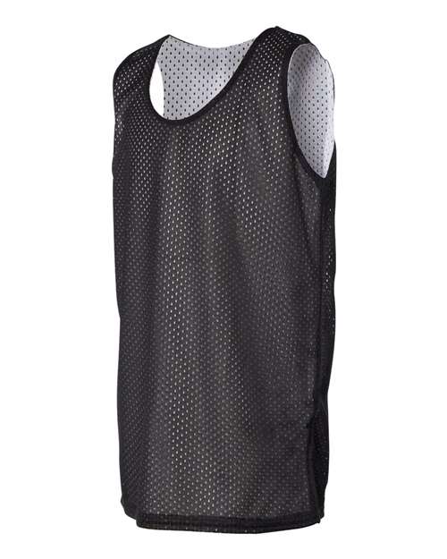 Badger 2529 Youth Pro Mesh Reversible Tank Top #color_Black/ White