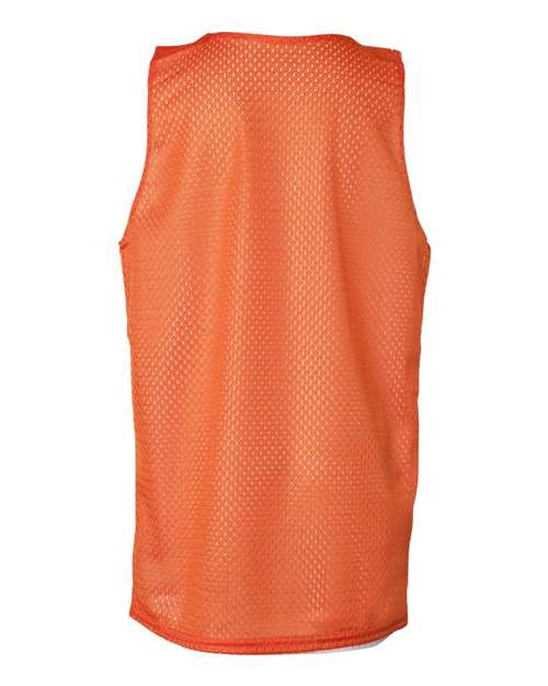 Badger 2529 Youth Pro Mesh Reversible Tank Top #color_Burnt Orange White