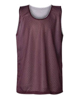Badger 2529 Youth Pro Mesh Reversible Tank Top #color_Maroon/ White
