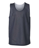 Badger 2529 Youth Pro Mesh Reversible Tank Top #color_Navy/ White