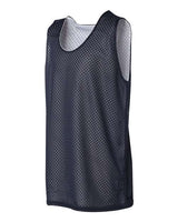Badger 2529 Youth Pro Mesh Reversible Tank Top #color_Navy/ White