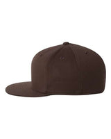 Flexfit 6210 Adult Premium 210 Fitted Cap #color_BROWN