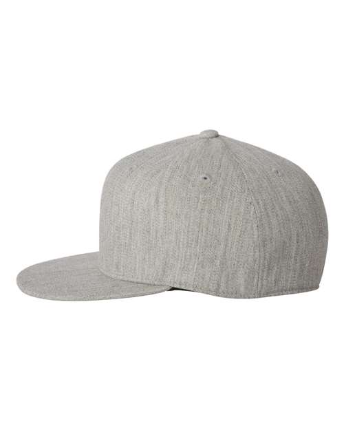 Flexfit 6210 Adult Premium 210 Fitted Cap #color_HEATHER GREY