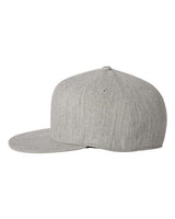 Flexfit 6210 Adult Premium 210 Fitted Cap #color_HEATHER GREY