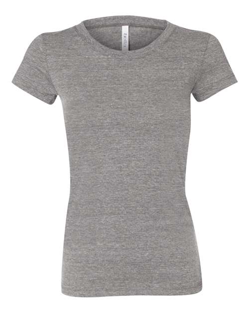 Bella + Canvas B8413 Ladies' Triblend Short-Sleeve T-Shirt #color_GREY TRIBLEND