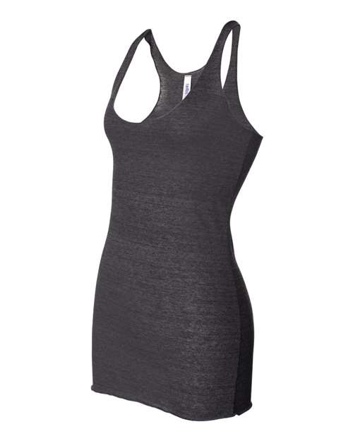 Bella + Canvas 8430 Ladies' Triblend Racerback Tank #color_CHAR-BLACK TRIB