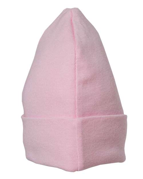 Rabbit Skins 4451 Infant Baby Rib Cap #color_PINK