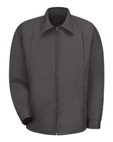 Red Kap JT50 Perma-Lined Panel Jacket #color_Charcoal