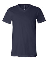 Bella + Canvas 3005 Unisex Jersey Short-Sleeve V-Neck T-Shirt #color_NAVY