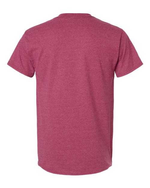 Gildan G200 Adult Ultra Cotton T-Shirt #color_HEATHER CARDINAL