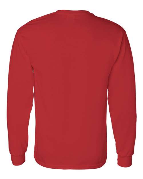Gildan G540 Adult Heavy Cotton Long-Sleeve T-Shirt #color_RED