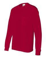 Hanes 5596 Men's Authentic-T Long-Sleeve Pocket T-Shirt #color_DEEP RED