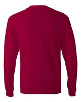 Hanes 5586 Adult Authentic-T Long-Sleeve T-Shirt #color_DEEP RED