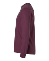 Gildan G240 Adult Ultra Cotton  Long-Sleeve T-Shirt #color_MAROON
