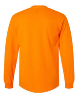 Gildan G240 Adult Ultra Cotton  Long-Sleeve T-Shirt #color_S ORANGE