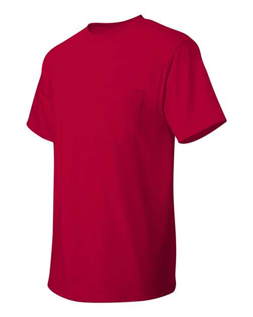 Hanes H5590 Men's Authentic-T Pocket T-Shirt #color_DEEP RED