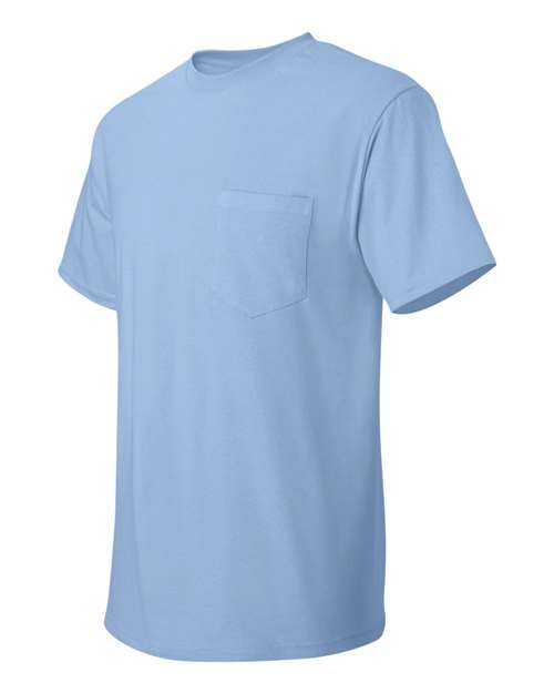 Hanes H5590 Men's Authentic-T Pocket T-Shirt #color_LIGHT BLUE