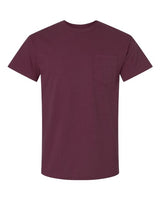 Gildan G230 Adult Ultra Cotton  Pocket T-Shirt #color_MAROON