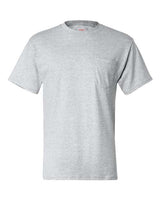 Hanes 5190P Adult Beefy-T with Pocket #color_ASH