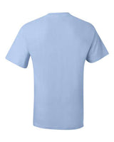 Hanes 5190P Adult Beefy-T with Pocket #color_LIGHT BLUE