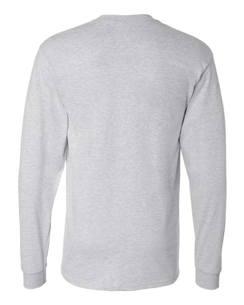 Hanes 5186 Adult Long-Sleeve Beefy-T #color_ASH