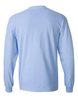Hanes 5186 Adult Long-Sleeve Beefy-T #color_LIGHT BLUE