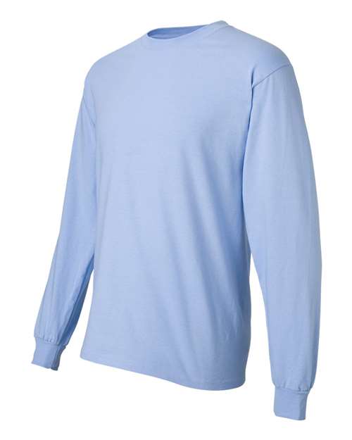Hanes 5186 Adult Long-Sleeve Beefy-T #color_LIGHT BLUE