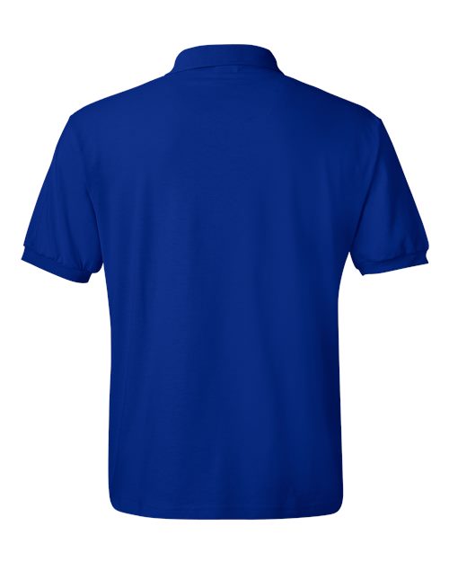 Hanes 054 Adult 50/50 EcoSmart Jersey Knit Polo #color_DEEP ROYAL