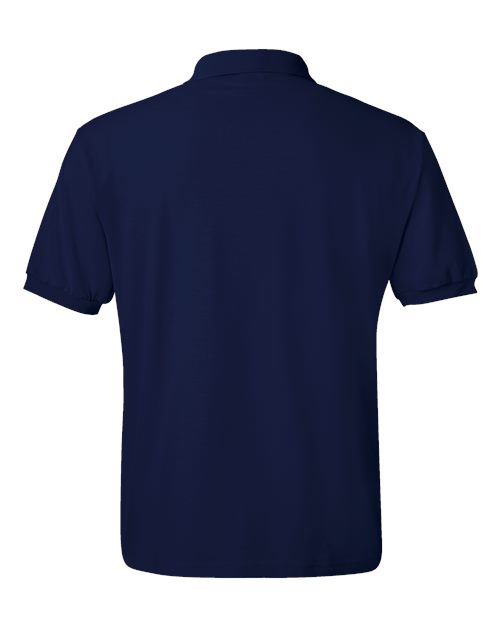 Hanes 054 Adult 50/50 EcoSmart Jersey Knit Polo #color_NAVY