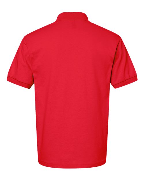 Gildan G880 Adult 50/50 Jersey Polo #color_RED