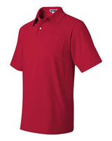 Jerzees 436P Adult SpotShield Pocket Jersey Polo #color_TRUE RED