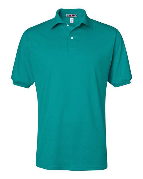 Jerzees 437 Adult SpotShield Jersey Polo #color_JADE