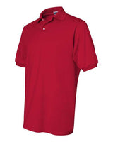 Jerzees 437 Adult SpotShield Jersey Polo #color_TRUE RED