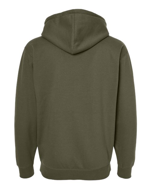 Independent Trading Co. IND4000Z Heavyweight Full-Zip Hooded Sweatshirt #color_Army