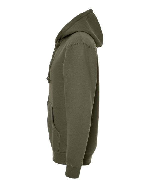 Independent Trading Co. IND4000Z Heavyweight Full-Zip Hooded Sweatshirt #color_Army